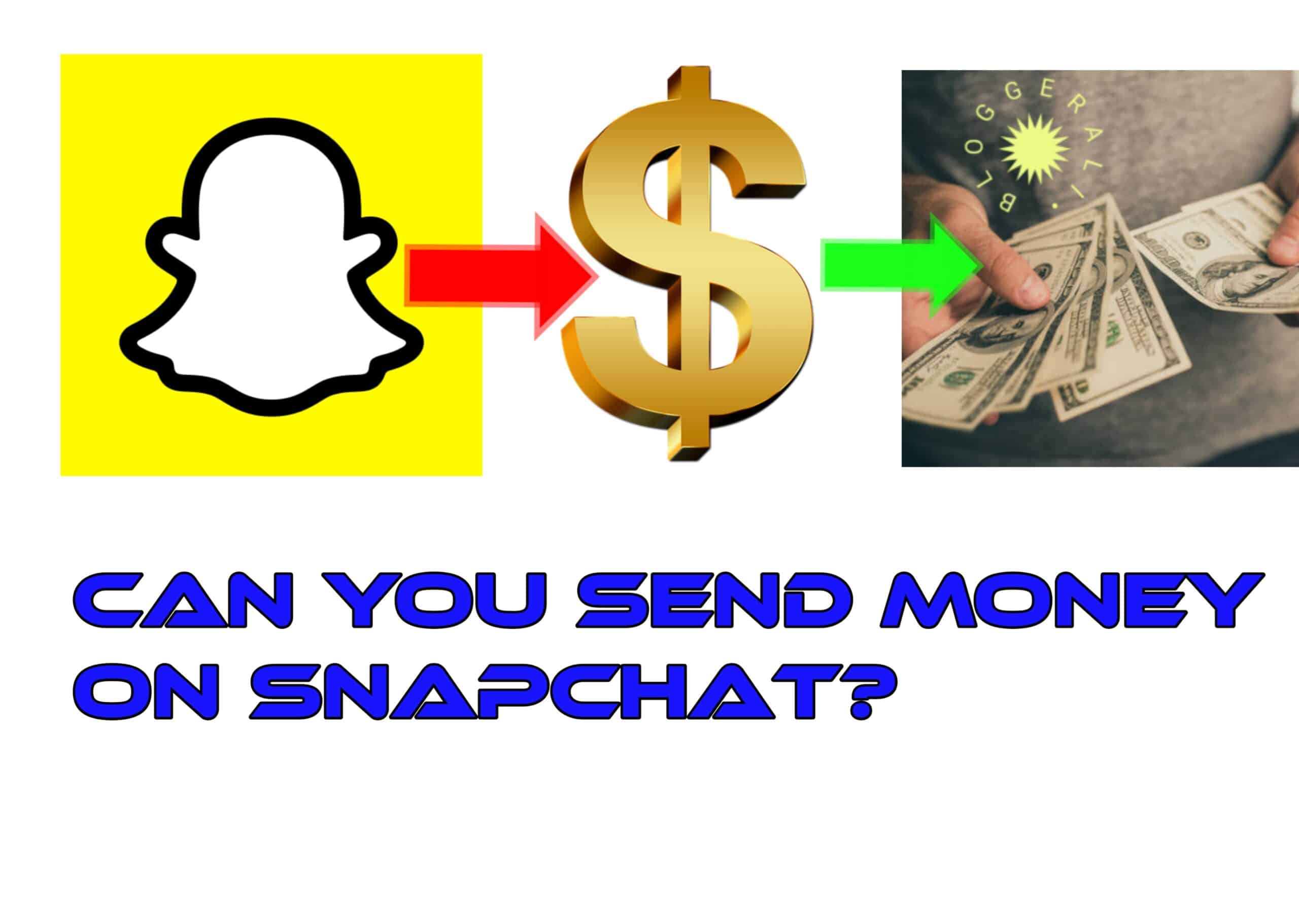 Can you send money on snapchat